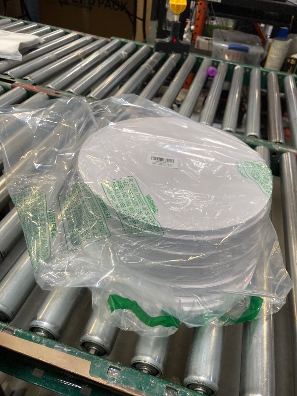 Photo 1 of 12 PCS Cake Drums 12 Inch, 12inch Drum, Cake Boards 12 Inch Round, 1/2" Thick Cardboard, Sturdy Circle, Base para Pastel Cardboard Base White Cake Boards for Wedding