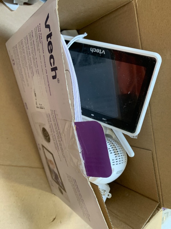 Photo 1 of VTech VM901 Smart WiFi Baby Monitor with 1080p FHD Camera and 5" HD IPS Display, Free App, Remote Pan Tilt Zoom, Night Vision, Motion Detection Alerts