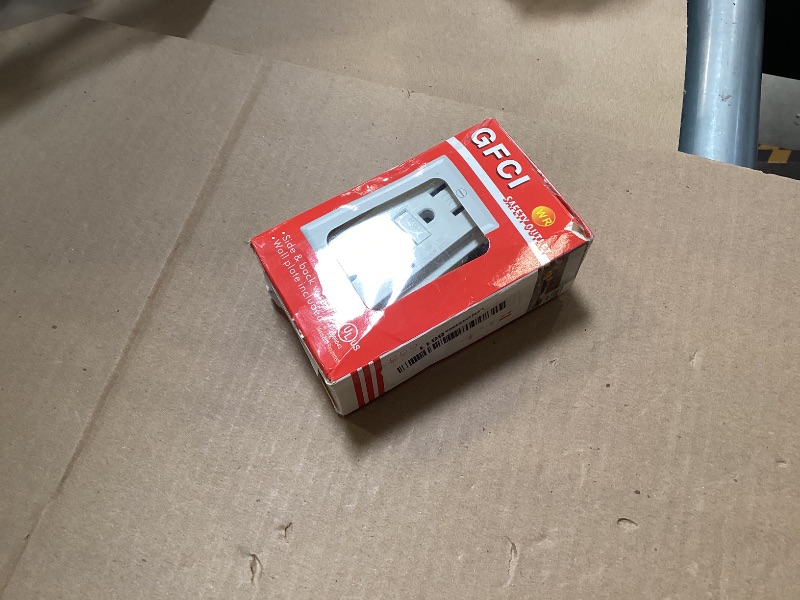 Photo 1 of (15 AMP - 1 Pack) GFCI Outlet WR White – Tamper Resistant, Weather Resistant GFI Receptacle with Self-Test, LED Indicator,UL Listed, Easy Install – Ground Fault Outlet for Outdoor Use & Bathroom