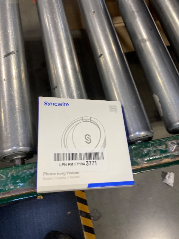 Photo 1 of Syncwire Cell Phone Ring Holder Stand, 360 ° Rotation Finger Ring Kickstand Polished Metal Phone Grip Compatible with iPhone, Samsung, LG, Sony