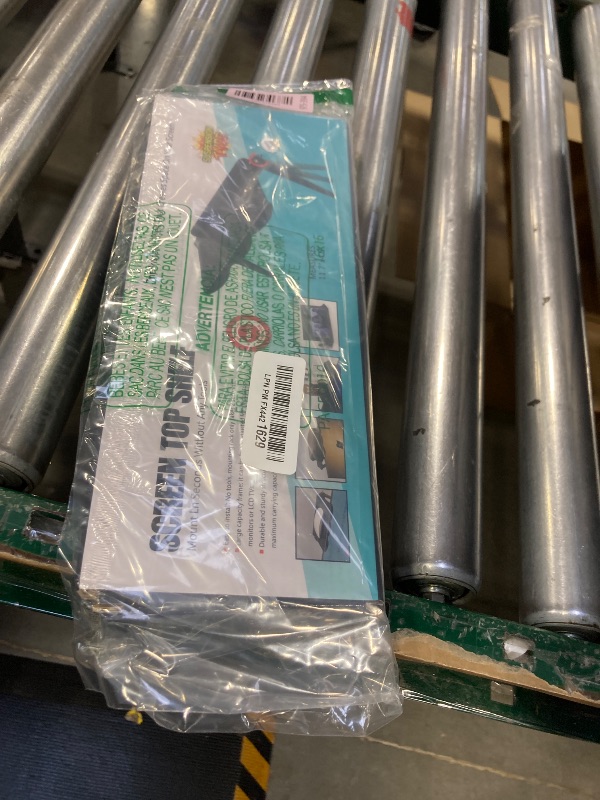 Photo 1 of 11.5 Inch Adjustable Screen Top Shelf Organizer for TV Computer Monitor Flat Screen, TV Mount Top Shelf Used to Place Soundbar Cable Box Speakers Apple TV Play-Station Camera Frames Remote