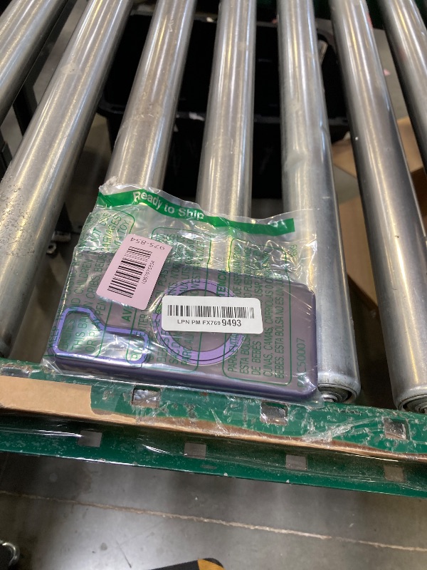 Photo 1 of Zalinbo for Samsung Galaxy S23 Plus Case with 360°Rotatable Magnetic Ring Stand Compatible with Mag-Safe Military Protection Matte Translucent Phone Cases for Galaxy S23 Plus,Purple