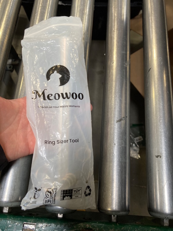 Photo 1 of Meowoo Ring Sizer Measuring Tool Set, Ring Gauges with Finger Sizer Mandrel Ring Sizer Tools for Jewelry Sizing Measuring, 4 pcs, Silvery