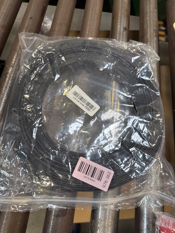 Photo 1 of 1" RV Trim Molding Insert, 75 FT Heavy Duty RV TPE Trim Molding Weather Stripping Exterior Replacement, Waterproof Screw Cover Corner for Camper Travel Trailer Boat Channel, Black