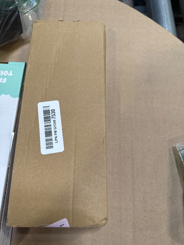 Photo 1 of 18.5 Inches Straight Extended Pivoting Shower Arm With Flange, Rain Shower Head Extension Arm, Square 360°Swiveling Foldable Shower Arm, Wall-Mounted Brushed Nickel Stainless Steel