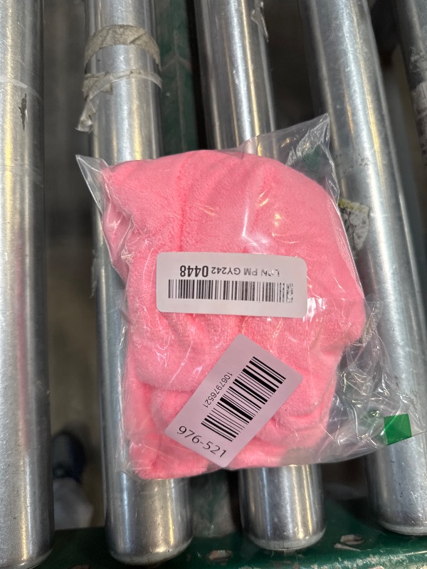 Photo 1 of YYXR Microfiber Hair Drying Towel Ultra Absorbent Twist Hair Turban Drying Cap Hair Wrap (Pink)