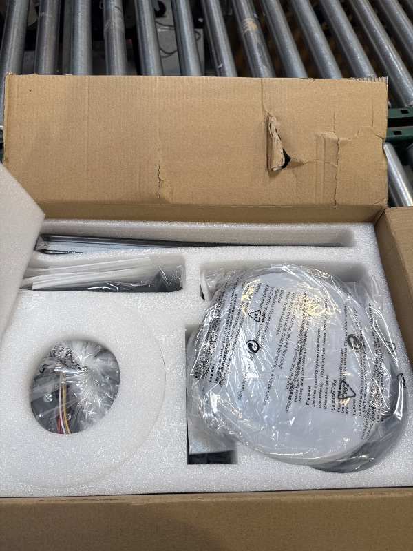 Photo 1 of ZMISHIBO 42 Inch Ceiling Fan with Light, App&Remote Control, Flush Mount Low Profile, Dimmable 20W LED Light, Quiet Reversible Motor for Bedroom, Living Room, Apartment, Black