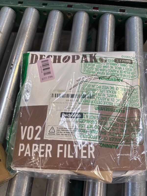 Photo 1 of 200 Count Coffee Filters 2, Cone Coffee Filters, Unbleached Natural Disposable Paper Filter 2-4 Cup Fits for Pour Over Dripper and Coffee Maker, Suitable for Home Coffee Shop Commercial