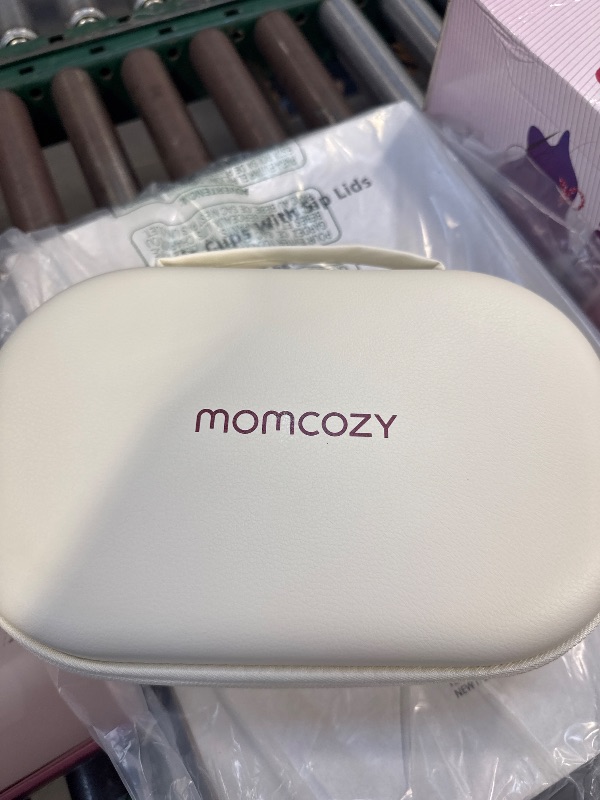 Photo 1 of Momcozy Breast Pump Hands Free Mobile Style | M6, Wearable Breastfeeding Pump Ideal Rhythm for More Milk, DoubleFit Flange More Fit & Discreet with 3 Modes & 9 Levels, 24mm - 2 Pack Cozy Red