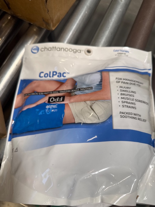 Photo 1 of Chattanooga ColPac Reusable Gel Ice Pack Cold Therapy for Knee, Arm, Elbow, Shoulder, Back for Aches, Swelling, Bruises, Sprains, Inflammation (11"x14") - Blue