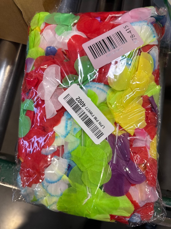 Photo 1 of 200 PCS Hawaiian Leis Neck Vibrant Colors Assortment for Luan Party Tropical Themed Party Decorations Beach Party Decor