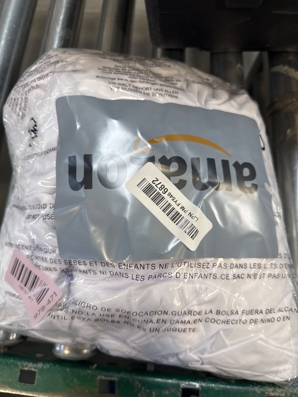 Photo 1 of 10x10ft Wrinkle Free White Backdrop Curtain for Parties Soft Fabric Drapes Wedding White Curtain Backdrop for Birthday Party Decorations Background for Photography 5x10ft, 2 Panels