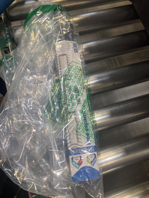 Photo 1 of MEXAU 1Pack Spring Tension Curtain Rod 26-39 inch Black Adjustable Spring Rod Extendable Tension Rod For Kitchen, Bathroom, Window, Bookshelf, Closet