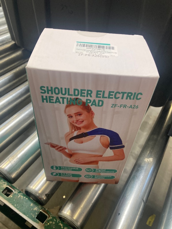 Photo 1 of 1 Pack Shoulder Heating Pad for Rotator Cuff - Heated Shoulder Wrap Brace for Mom Women and Men Pain Relief - 90Mins Auto-Off Heating Pad for Frozen Shoulder