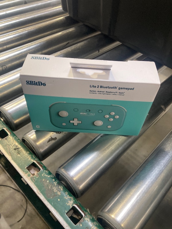 Photo 1 of 8Bitdo Lite 2 Bluetooth Controller with Motion Controls, Linear Motors Vibration, Joysticks, Triggers and D-pad, Wireless Gamepad for Switch/Switch 2, Android & Raspberry Pi (Turquoise)