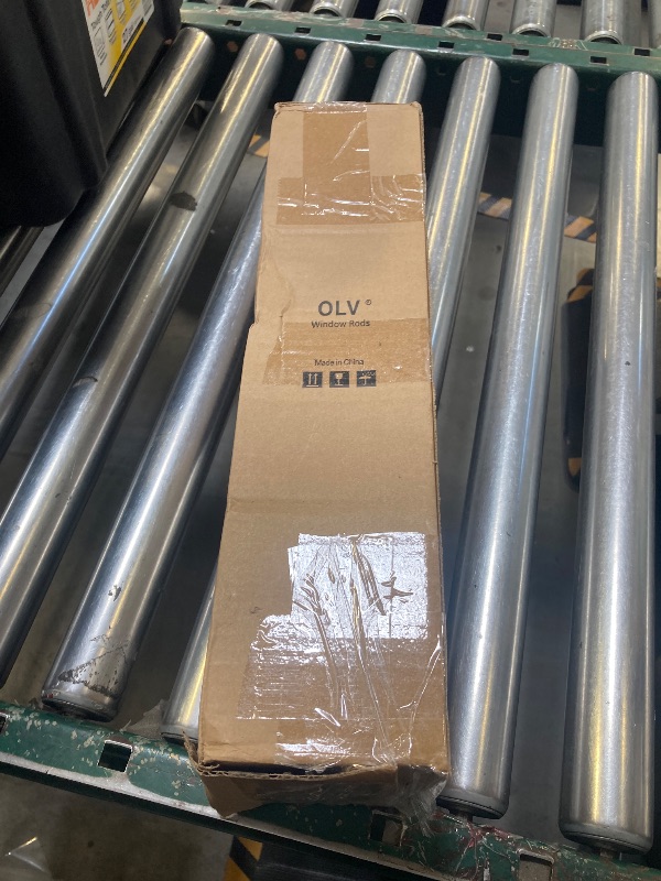 Photo 1 of 2 Pack Curtain Rods for Windows 30 to 56 Inch, Black Modern 1 Inch Window Treatment Rods with Black End Cap Finials, Decorative Adjustable Heavy Duty Easy Install Drapery Rods for Bedroom