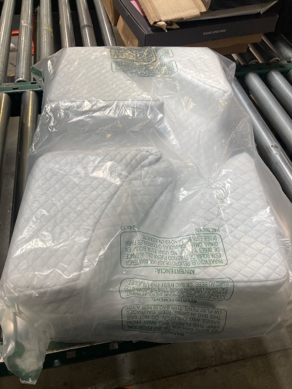 Photo 1 of PYURIFAI Side Sleeper Pillow with Arm Hole - Adjustable Shoulder Pillow for Side Sleepers, Memory Foam Pillow Provides Support & Reduces arm Pressure, Cooling Arm Pillows, Rotator Cuff Pain Relief