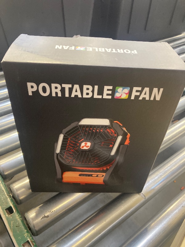 Photo 1 of Peouix Portable Rechargeable Fan, 20000mAh Cordless Battery Powered Camping Tent Fans with LED Lantern, Small USB C Operated Outdoor Ventiladores for Travel Camp Fishing Office Home Essentials