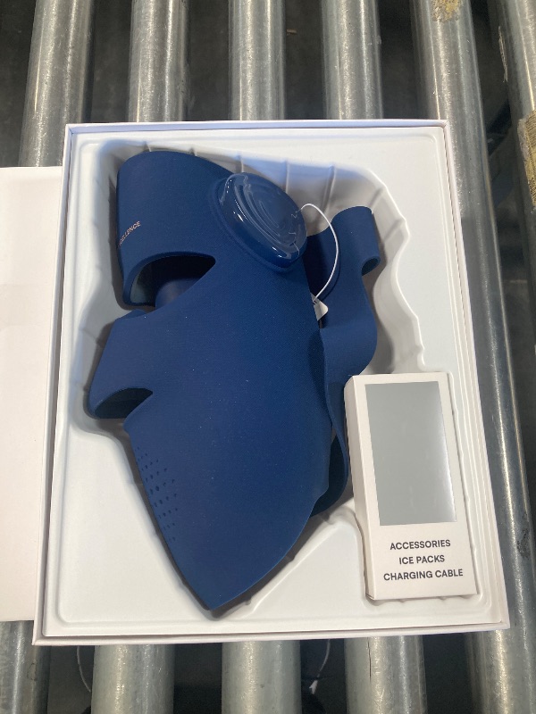 Photo 1 of INIA Glow 4D Wireless Red Light Therapy Mask for face – Dual NIR, 320 LEDs, 4 Modes, Under-Eye Cooling, Cordless & Rechargeable LED Face Mask for Home & Travel, Skincare Gifts for Women Mom Wife, Blue