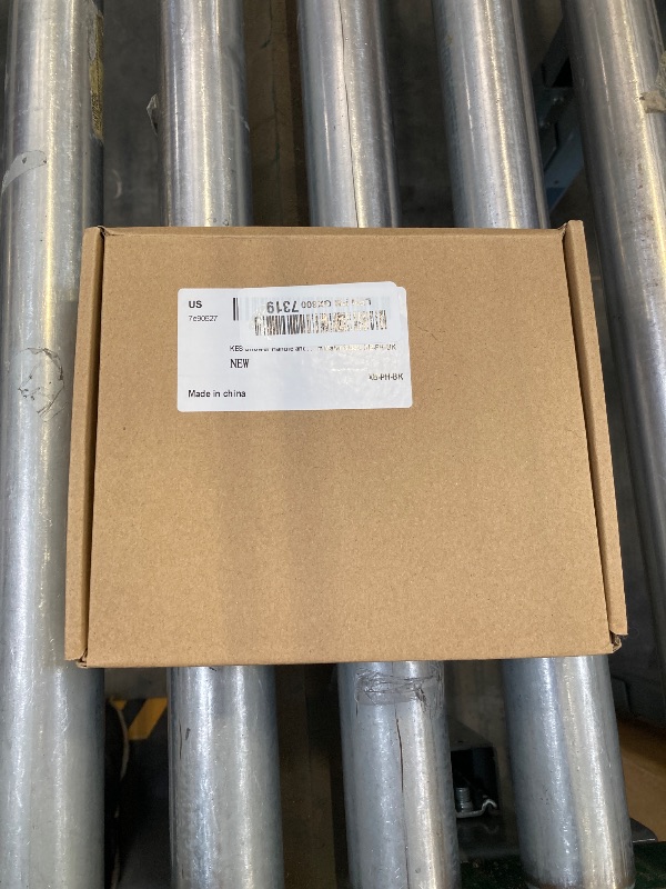 Photo 1 of KES Shower Handle and Cover for Two and Three Function Shower System Matte Black, XB-PH-BK