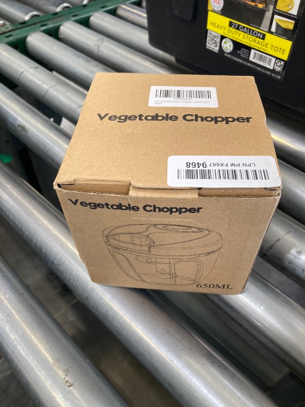 Photo 1 of Ourokhome Manual Food Processor Vegetable Chopper, Portable Hand Pull String Garlic Mincer Onion Cutter for Veggies, Ginger, Fruits, Nuts, Herbs, etc., 650ml, Green