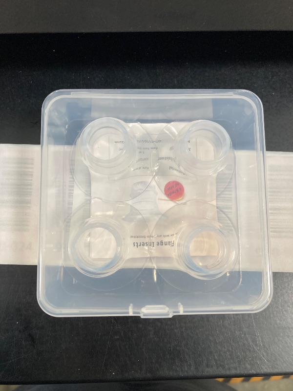 Photo 1 of TOVVILD 16mm Flange Inserts for 24mm Flange/Shield, Compatible with Momcozy/Medela/MOMMED/Spectra Breast Pumps, Pump Parts Replace (4PCS 16mm)