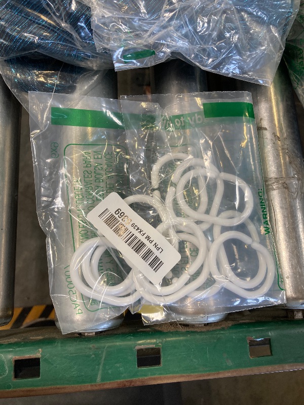 Photo 1 of Bathway Shower Curtain Hooks Plastic, White 