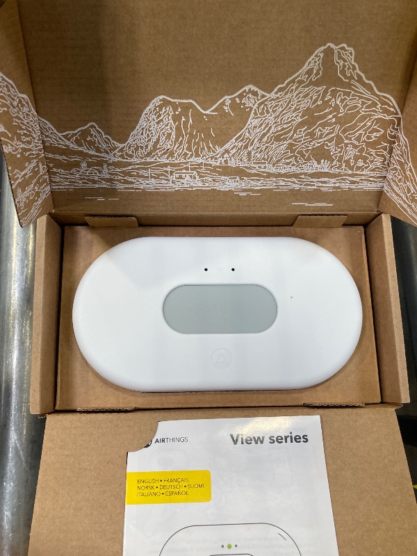 Photo 1 of Airthings 2960 View Plus - Battery Powered Radon & Air Quality Monitor (PM, CO2, VOC, Humidity, Temp, Pressure)