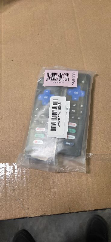 Photo 1 of (Pack of 2) Replacement for Roku-TV-Remote-Control, for TCL Roku/Onn Roku/Hisense Roku/Sharp Roku/Philips Roku Series Smart TVs (Not for Roku Stick, Box, Premiere and Players)