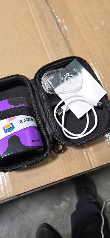 Photo 1 of 1000X Handheld Microscope for Kids 4K 2.0" Screen Rechargeable Mini Pocket Digital Microscopes w/Slides Kit Portable Edu Gift Age 4-6 8-12 Children Students (Purple)