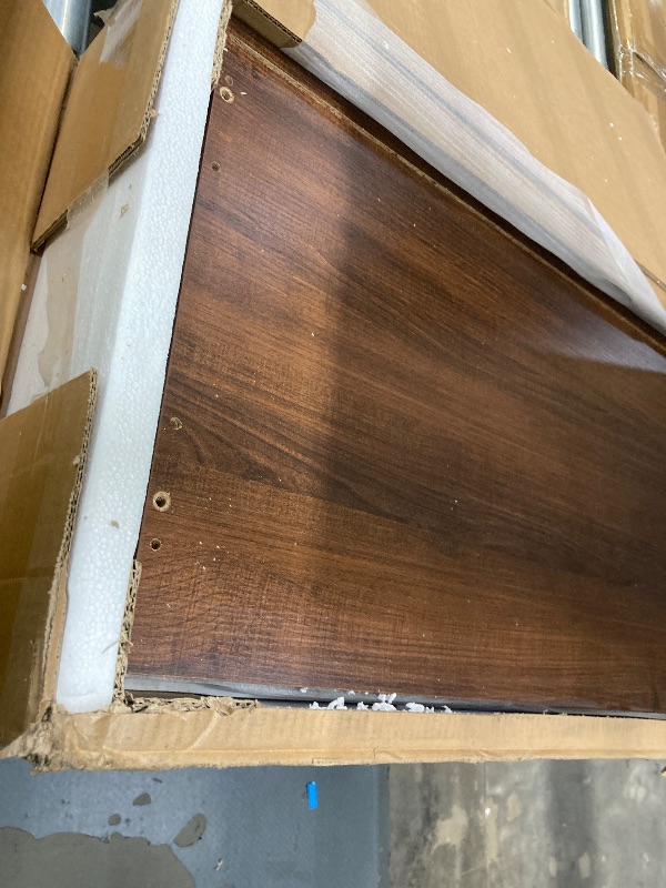 Photo 1 of ***MISSING HARDWARE -SELLING AS IS *** Garvee Farmhouse Pantry Cabinet, 71.9" Tall Freestanding Kitchen Cabinet with Tempered Glass Doors& Anti-Tip Design for Kitchen, Dining Room & Living Room,White