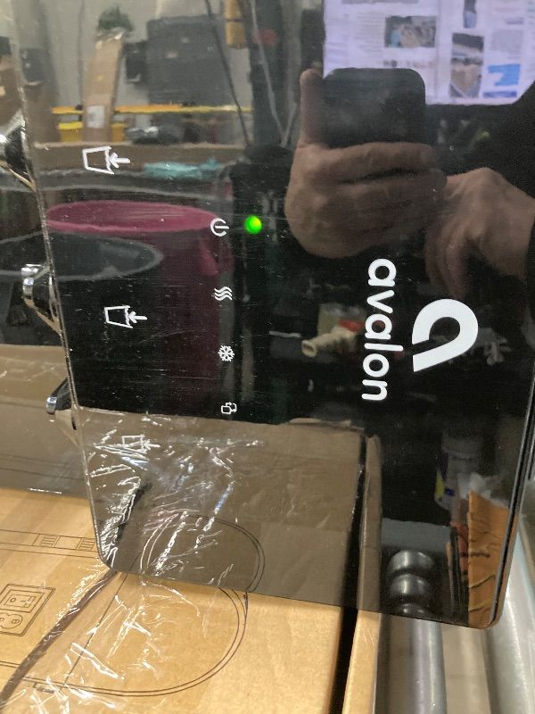 Photo 1 of **HAS DENT IN BACK/DAMAGED DOOR FRAME**Avalon A4BLWTRCLR Bottom Loading Water Cooler Water Dispenser - 3 Temperature Settings - Hot, Cold & Room Water, Durable Stainless Steel Cabinet, Bottom Loading - UL/Energy Star Approved