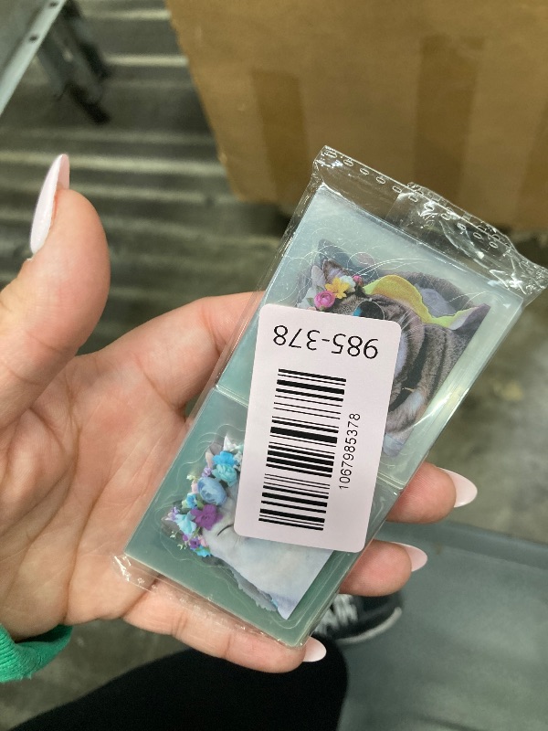 Photo 1 of 100 Pack Cat Transparent Stickers, Cat Party Favors, Birthday Decorations