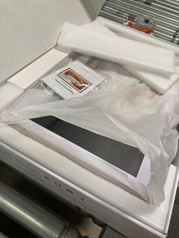 Photo 1 of ***MISSING REMOTE***FANGOR 21.5" Large Digital Picture Frame 64GB, WiFi Photo Frame 1920x1080 FHD IPS Display with Remote Control, Auto-Rotate, Wall Mounted, Share Photos/Videos Via Uhale App/USB/SD (No Touch Screen)***MISSING REMOTE***