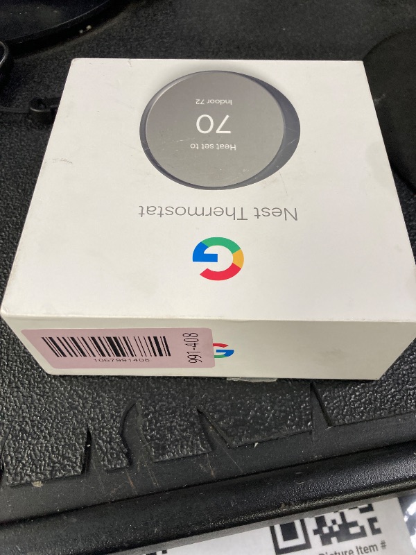 Photo 1 of **Used**Google Nest Thermostat - Smart Thermostat for Home - Programmable Wifi Thermostat - Charcoal