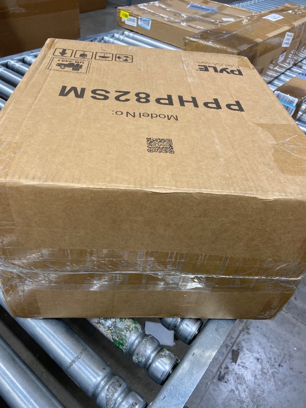 Photo 1 of ***MISSING MICROPHONE & REMOTE -SELLING AS IS *** Pyle Portable Bluetooth PA Speaker noSystem - 400W Outdoor Bluetooth Speaker Portable PA System w/Microphone in, Party Lights, MP3/USB SD Card Reader, FM Radio, Rolling Wheels -  PPHP82SM
