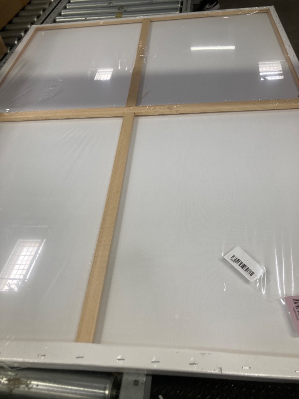 Photo 1 of ***DAMAGE -CORNER EDGE -SELLING AS IS *** Large Canvases for Painting, 36x48 Inch 2-Pack Painting Canvas 100% Cotton Fivefold Gesso Triple Primed White Blank Artist Tempera Paint Canvases for Oil & Acrylic Paints Wet Art Media   ***NOT IN BOX*** V