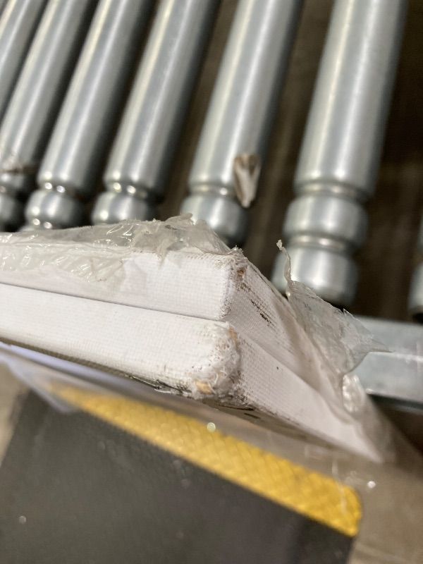 Photo 1 of ***DAMAGE -CORNER EDGE -SELLING AS IS *** Large Canvases for Painting, 36x48 Inch 2-Pack Painting Canvas 100% Cotton Fivefold Gesso Triple Primed White Blank Artist Tempera Paint Canvases for Oil & Acrylic Paints Wet Art Media   ***NOT IN BOX*** V