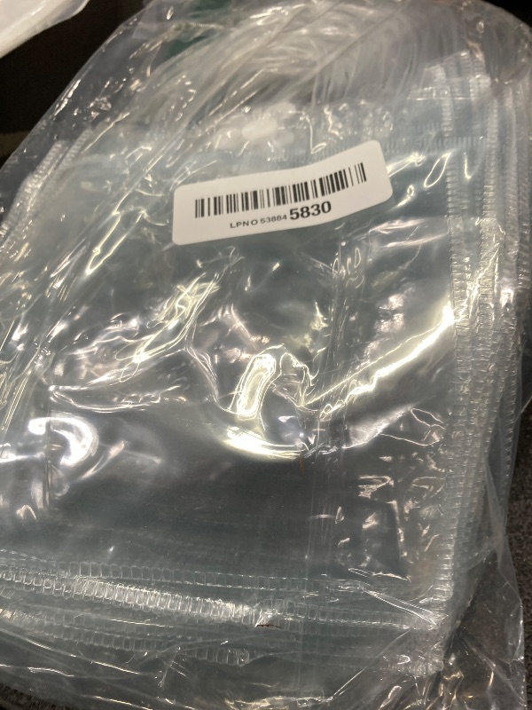 Photo 1 of ***ONLY 22 INCLUDED***Ohuimrt 50 PCS Clear Plastic Gift Bags with Handles, 5.9 x 6.3 x 2.8 Inches Reusable Party Favor Bags with Ribbon Transparent Gift Wrap Bags Bulk for Weddings Birthdays***ONLY 22 INCLUDED***