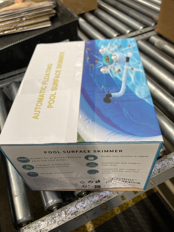 Photo 1 of (2026 Upgrade) BUBLUE F10 Pool Surface Skimmer Robot,Robotic Pool Skimmer with App Control,Powerful Suction,5L Filter,Dual Cleaning Modes, AI Navigation,Ideal for In-Ground & Above-Ground Pools,White