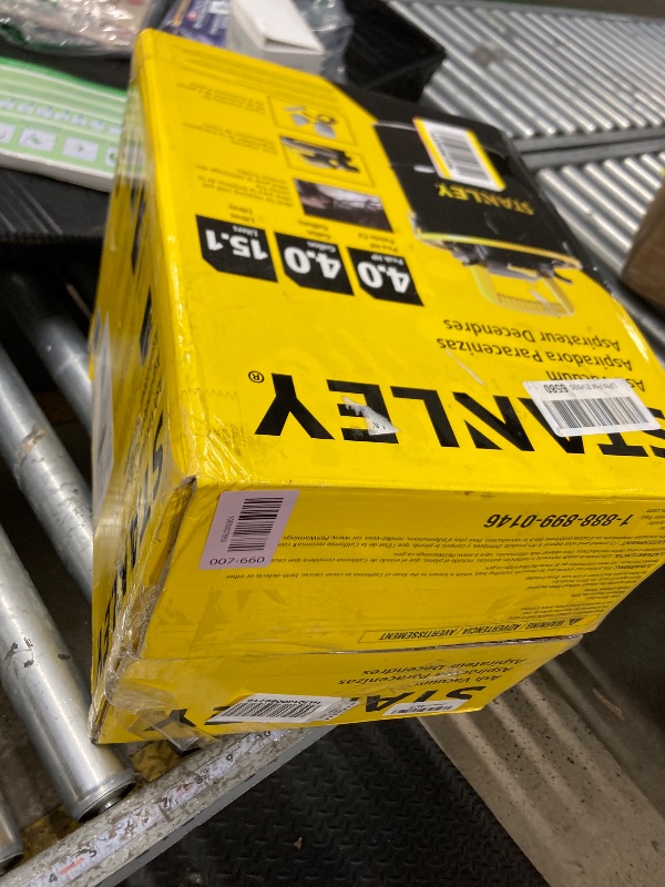 Photo 1 of **NO HOSE**STANLEY Ash Vacuum Cleaner, Portable 4 Gallon Capacity Ash Vac Canister, Powerful 4 Peak HP Horsepower Motor, Ideal for Pellet Stoves, BBQ Grills, Wood Stoves, Fireplaces, Fire Pits, SL-18184