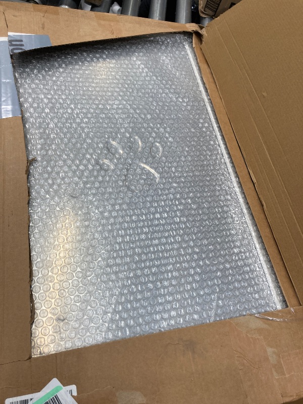 Photo 1 of [Petoasis] 3-Flaps Heavy-Duty Dog Door, Rust Proof Aluminum Alloy Frame, Extreme Weather Dog Door Can Block Wind, Snow, and Rainwater Intrusion (Silvery White, XL for Door)