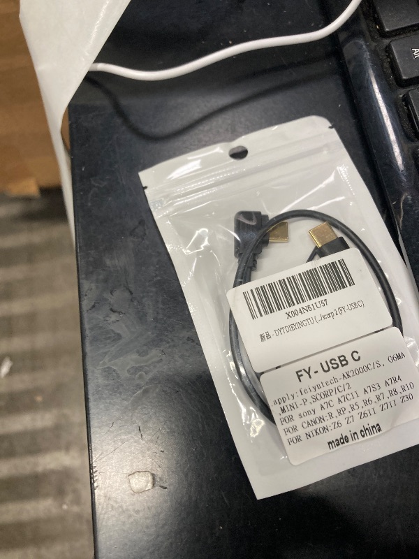 Photo 1 of (Type c to Type c) Feiyu Technology Stabilizer Release Cable for Camera Multi-Function Data Cable for Sony,/for Canon,/for Nikon Cameras to feiyu scorp/c/min/scorp 2 (FY-USB C)