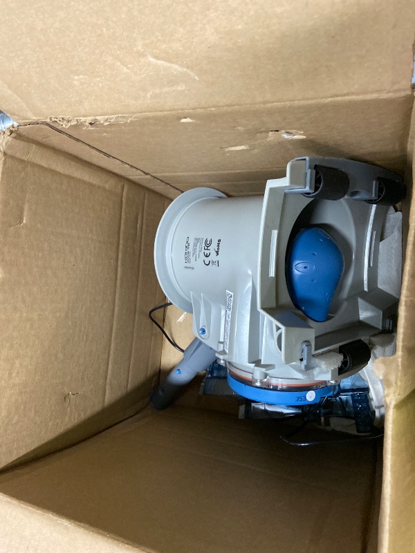 Photo 1 of ***DAMAGED -MISSING PIECES -SELLING AS PARTS ONLY*** KOKIDO Rechargeable Heavy Duty Pool Leaf Vacuum Cleaner, Commercial Power Suction for Pool Opening, Standard and Fine Filter Bags, for Larger Leaves and Debris, Inground and Above Ground Pools XV910