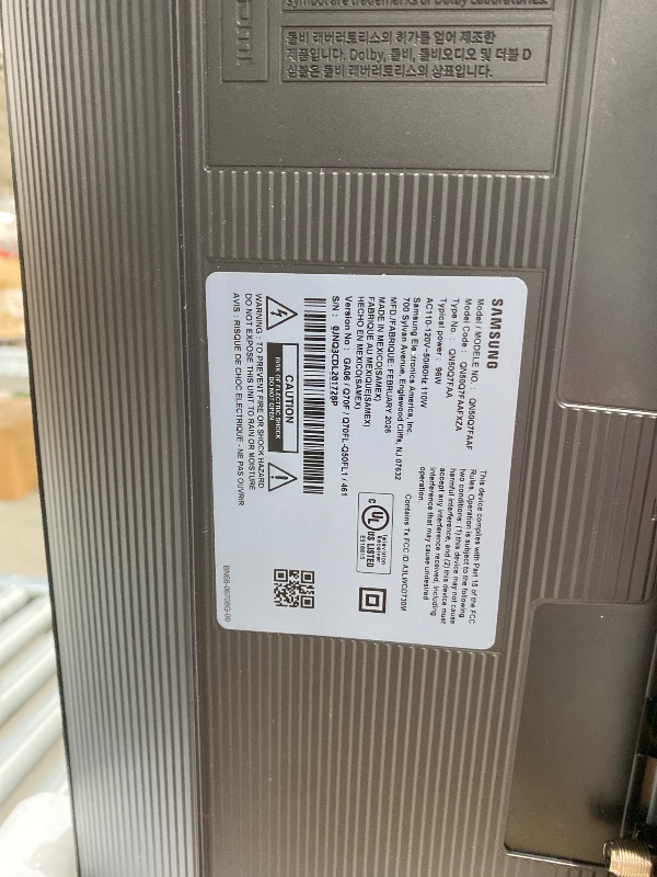 Photo 1 of ****NO RETURN. NO REFUND****Samsung 50-Inch Class QLED Q7F Series Samsung Vision AI Smart TV (2025 Model, 50Q7F) Quantum HDR, Object Tracking Sound Lite, Q4 AI Gen1 Processor, 4K upscaling, Gaming Hub, Alexa Built-in