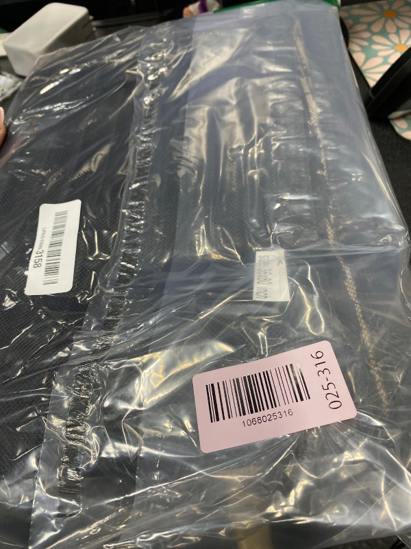 Photo 1 of ***ADHESIVE IS MISSING***METAONLY Magnetic Screen Door Mesh Fits 36" x 80" Door - Curtain Size 38" x 82", Works for Patio, Sliding Door, Keeps Bug Mosquito Out, Fresh Air Flow, Black***ADHESIVE IS MISSING***