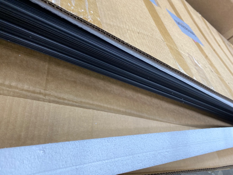 Photo 1 of **MISSING LEGS AND WHEEL***Strongbird Folding Room Partition, Office Partition Dividers, Privacy Divider Wall, Office Divides, 10'6"W x 6'7"H,Black