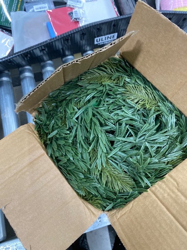 Photo 1 of 10 Pcs Christmas DIY Gree Wreath 10 Inch Green Artificial Wreaths DIY Faux Plain Wreaths Front Door Green Farmhouse Cabinets Wreath Indoor Outdoor Wall Decor(Willow Pine)