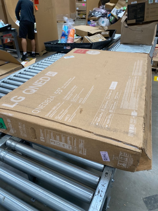 Photo 1 of *** No Returns – No Refunds ***LG 55-Inch Class QNED AI 4K QNED82A Series Smart TV w/AI Sound, HDR10, 4K Super Upscaling, Filmmaker Mode, Wow Orchestra, Alexa Built-in (55QNED82AUA, 2025)