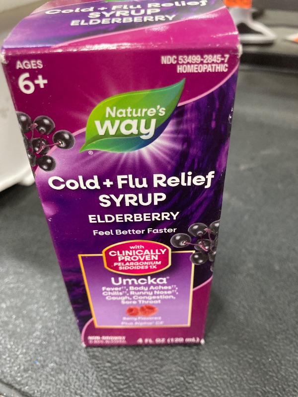 View 2 of ***EXP 6/30/26***NATURES WAY Umcka Elderberry Syrup, 4 FZ***EXP 6/30/26***